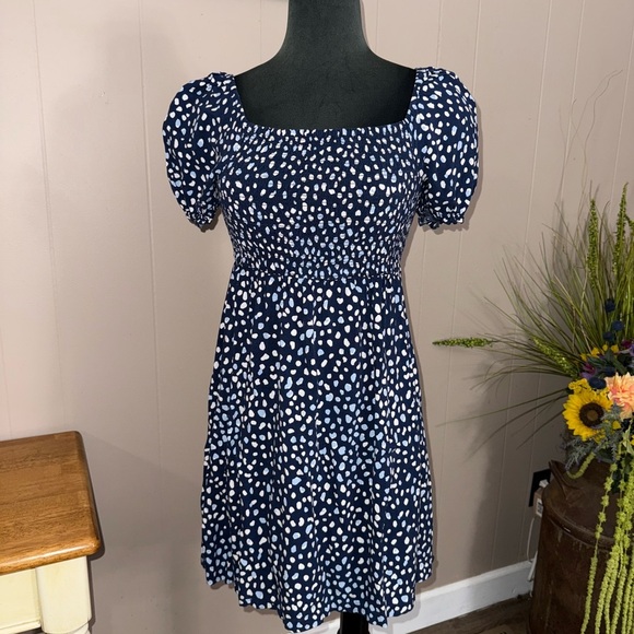 ROXY • Hello Petal Smocked Mini Dress - Picture 2 of 9